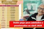 Doble pago para jubilados y pensionados en abril 2026: fechas y detalles de la segunda quincena