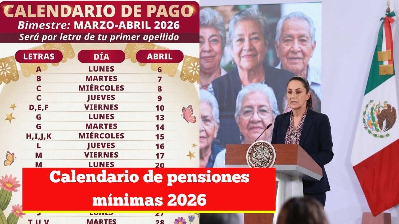 Calendario de pensiones mínimas 2026: aumentos aprobados, fechas de cobro y monto real a cobrar