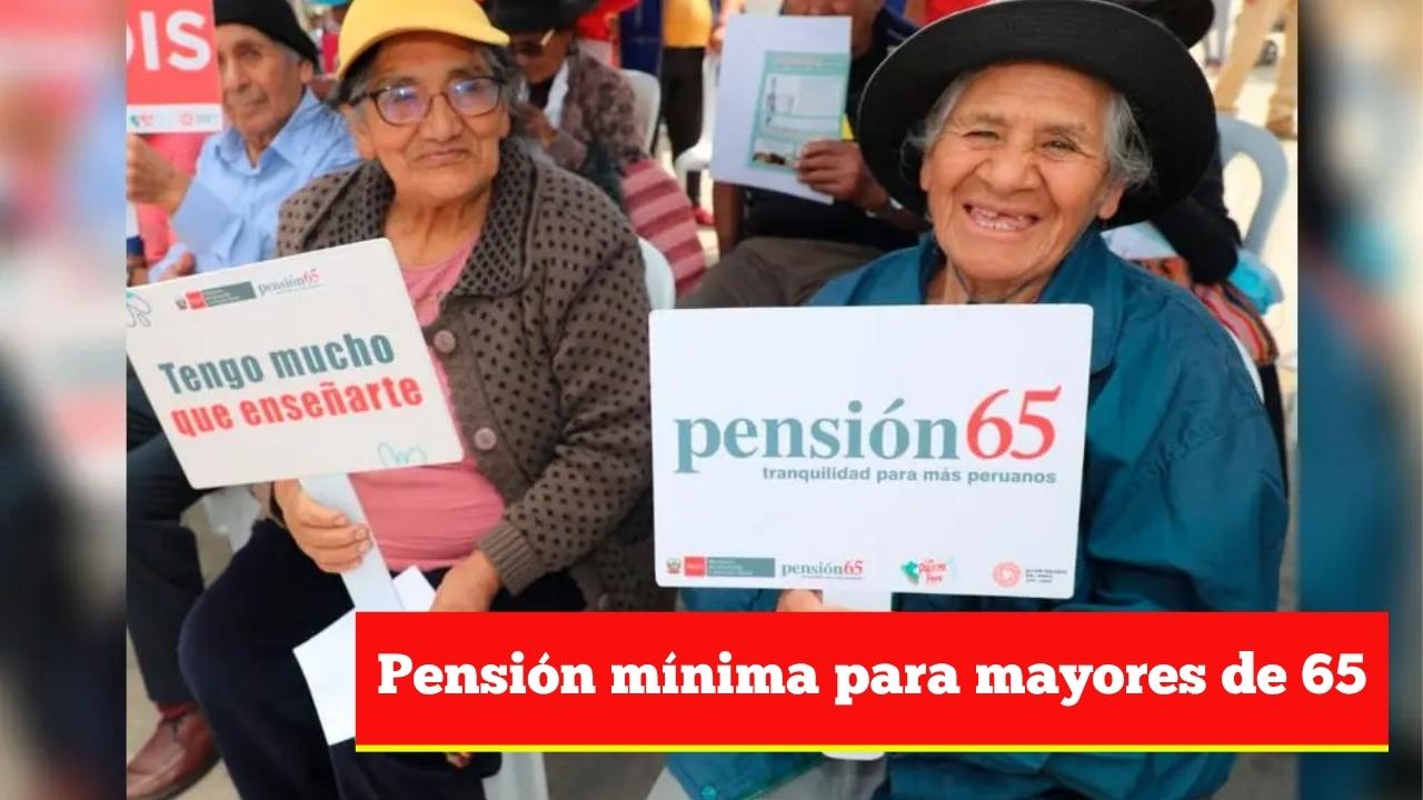 Pensión mínima para mayores de 65: aumento confirmado y fechas de pago 2026