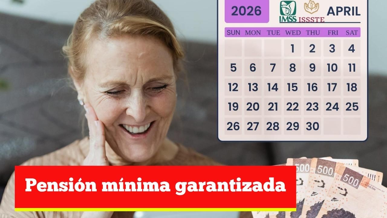Pensión mínima garantizada: nuevo monto y calendario oficial de pagos 2026